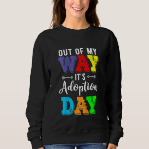 Sweatshirt Enfants Parent Adoptif Enfants Jour de l'Adoption