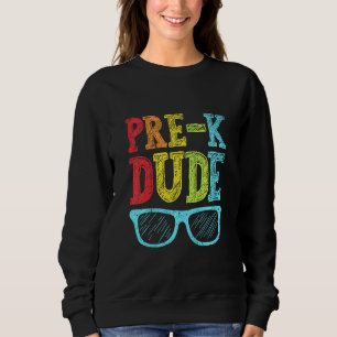 Sweatshirt Enfants Pré K Mec Premier Jour Des Garçons De L'Éc