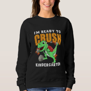 Sweatshirt Enfants Prêts À Ecraser La Maternelle Dino Premier