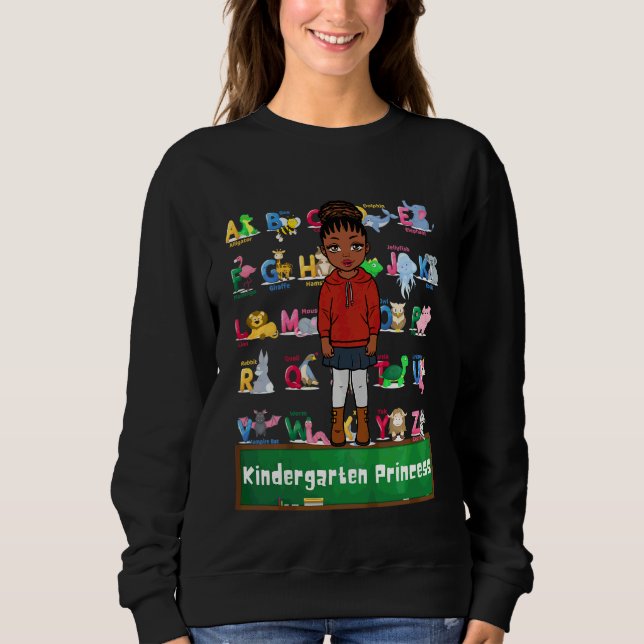 Sweatshirt Enfants Princesse de la maternelle Alphabet Tablea (Devant)