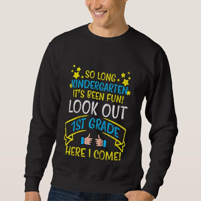 Sweatshirt Enfants Si Longs jardin d'enfants Regardez dehors  (Devant)