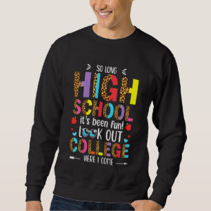 Sweatshirt Enfants Si Longue École Secondaire Regardez Le Col