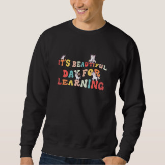 Sweatshirt Enfants Son Beau Jour Pour Apprendre Unicorn Super