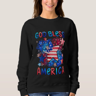 Sweatshirt Enfants Sympa Drapeau Américain Garçons Et Filles