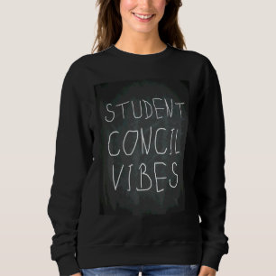 Sweatshirt Enfants Tableau Noir Conseil Des Élèves Vibes Femm