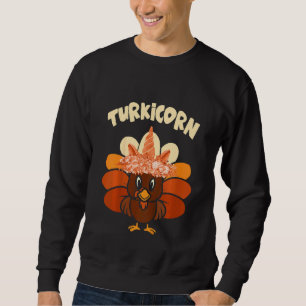 Sweatshirt Enfants Turkicorn Unicorne Turquie Thanksgiving