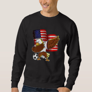 Sweatshirt Enfants Usa Soccer Enfants Dabbing American Eagle