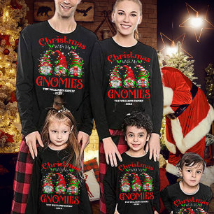 Sweatshirt Enfin Noël Avec Mes Gnomies Famille Gnome