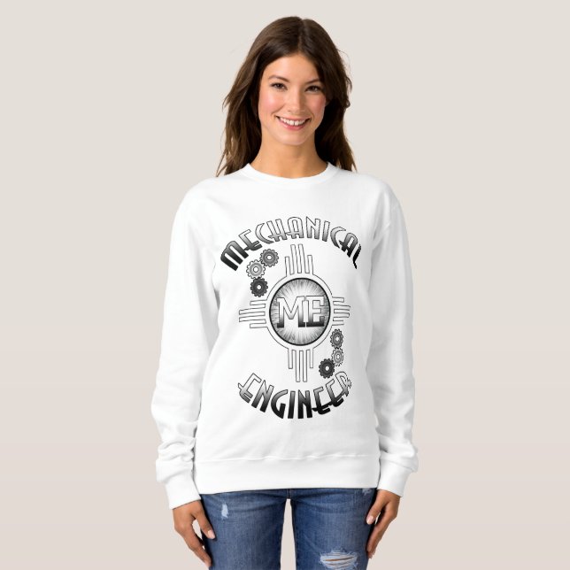 Sweatshirt Engins mécaniques (Devant entier)