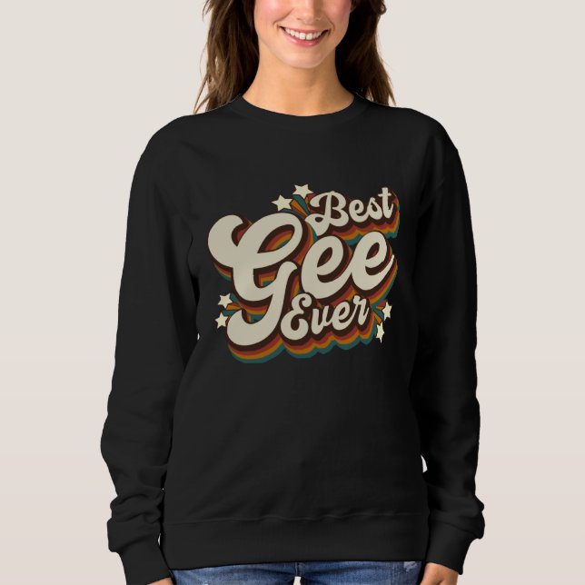 Sweatshirt English Gee Grandpa  Best Gee Ever (Devant)