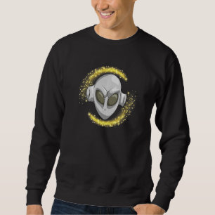 Sweatshirt Enlèvement d'ovni Tête Alien Objet Volant Non Iden