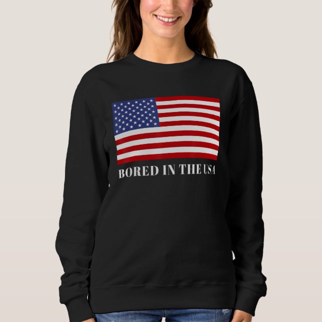 Sweatshirt Ennuyé aux États-Unis (Devant)