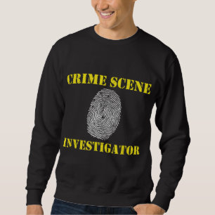 Sweatshirt Enquêteur sur la scène de crime empreintes digital
