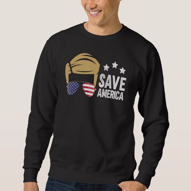 Sweatshirt Enregistrer l'Amérique 2 (Devant)