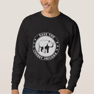 Sweatshirt Enregistrer le Chubby Unicorns Gras Rhino Design V