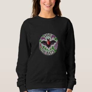 Sweatshirt Enregistrer les chauves-souris Illustration Cute b