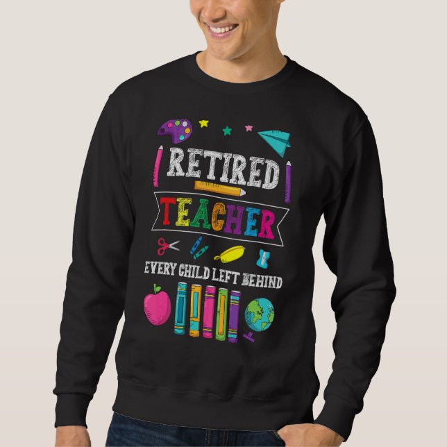 Sweatshirt Enseignant à la retraite 2022 Enseignant Enseignan (Devant)