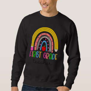 Sweatshirt Enseignant de 1ère année Enseigner l'amour Inspire