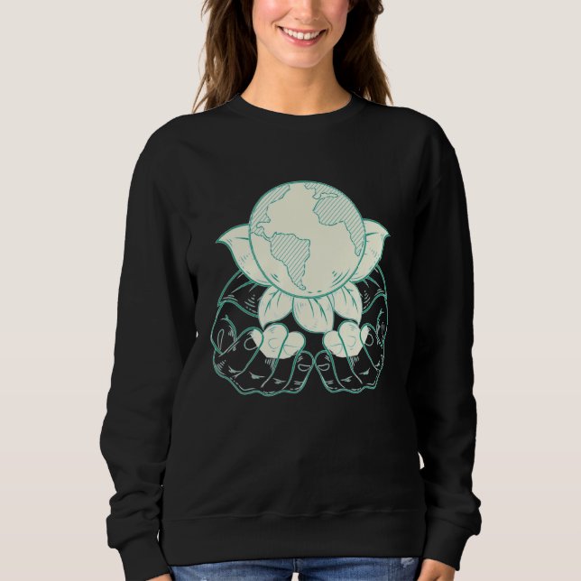 Sweatshirt enseignant de la journée de la terre (Devant)