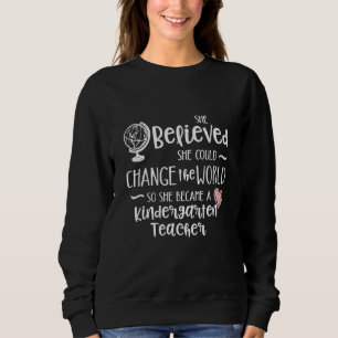 Sweatshirt Enseignant De La Maternelle Retour À L'École Premi