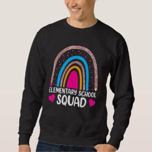 Sweatshirt Enseignant De L'École Primaire Squad 1Er Jour De S