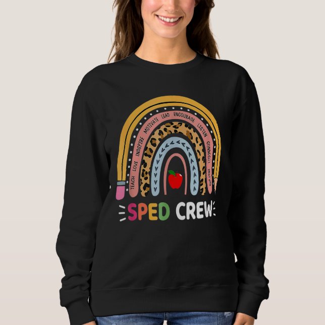 Sweatshirt Enseignant de l'éducation spéciale Equipe de vites (Devant)