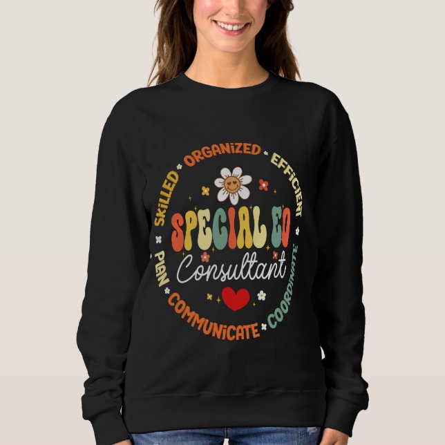 Sweatshirt Enseignant de l'enseignement spécial Conseiller sp (Devant)
