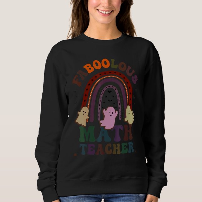Sweatshirt ENSEIGNANT DE MATHÉMATIQUES FABULEUX Costume C'est (Devant)