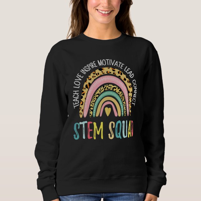Sweatshirt Enseignant de tige Steminist Science Technologie I (Devant)