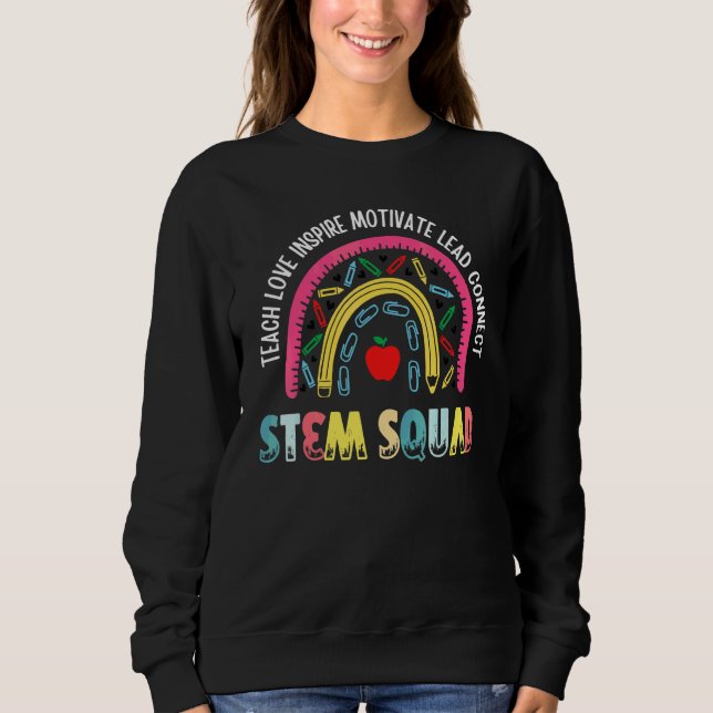 Sweatshirt Enseignant de tige Steminist Science Technologie I (Devant)