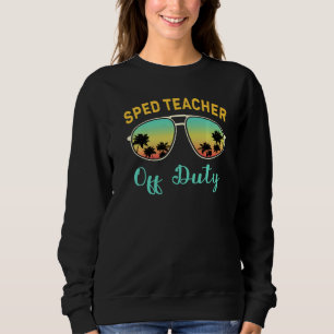 Sweatshirt Enseignant de vitesse hors service Lunettes de sol