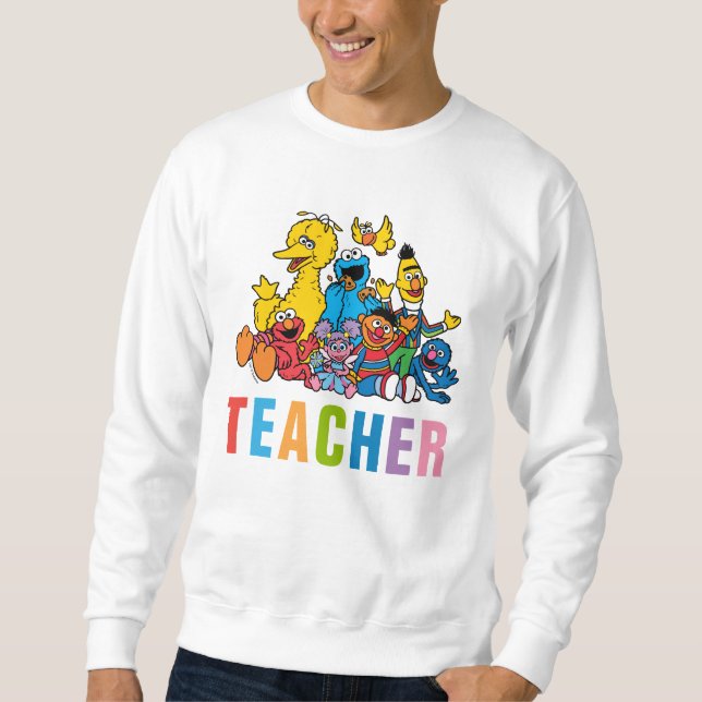Sweatshirt Enseignant des Pals de rue de sésame sucré (Devant)
