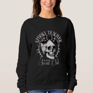 Sweatshirt Enseignant éffrayant Social Club Ski Coquette Bow