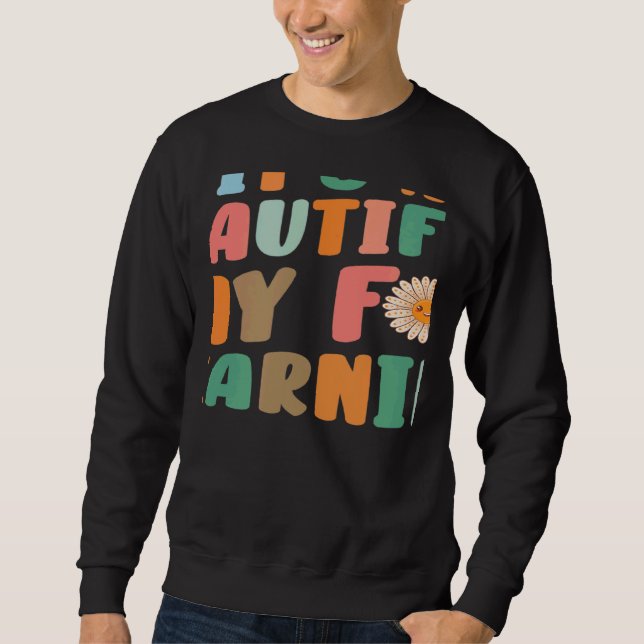 Sweatshirt Enseignant et élèves C'est une belle journée pour  (Devant)