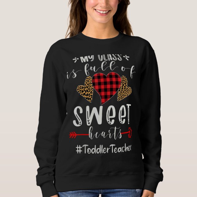 Sweatshirt Enseignant Pour Enfants Ma Classe Est Pleine De Co (Devant)