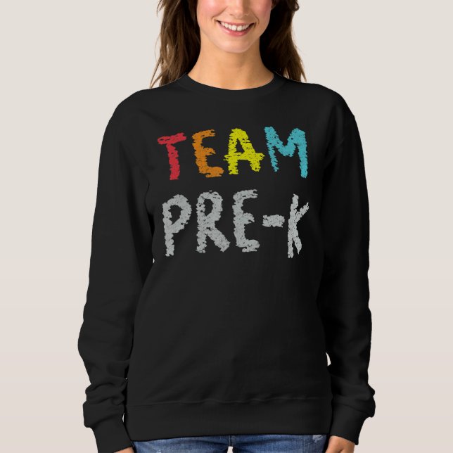 Sweatshirt Enseignant Pré Kinder Enseigner L'Amour Inspirer R (Devant)