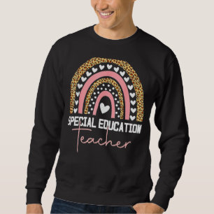 Sweatshirt Enseignant Spécial Sped Ed Sped Leopard Rai