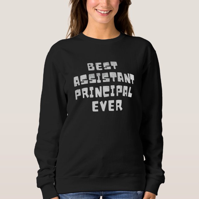Sweatshirt Enseignants 100 Jours D'École Meilleur Assistant P (Devant)