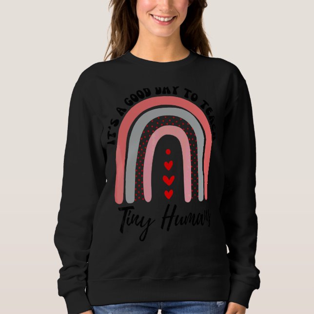 Sweatshirt Enseignants C'est une bonne journée pour apprendre (Devant)