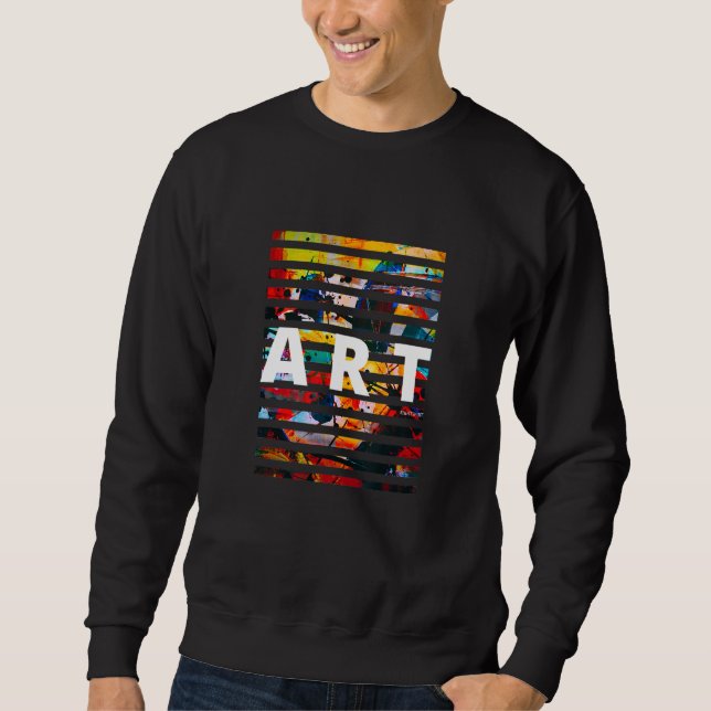 Sweatshirt Enseignants d'art et artiste abstrait   (Devant)