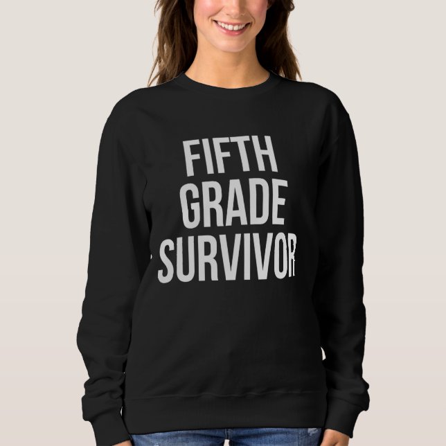 Sweatshirt Enseignants de la cinquième année (Devant)