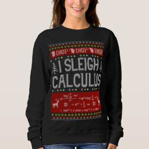 Sweatshirt Enseignants en mathématiques I Sleigh Calculus Dou