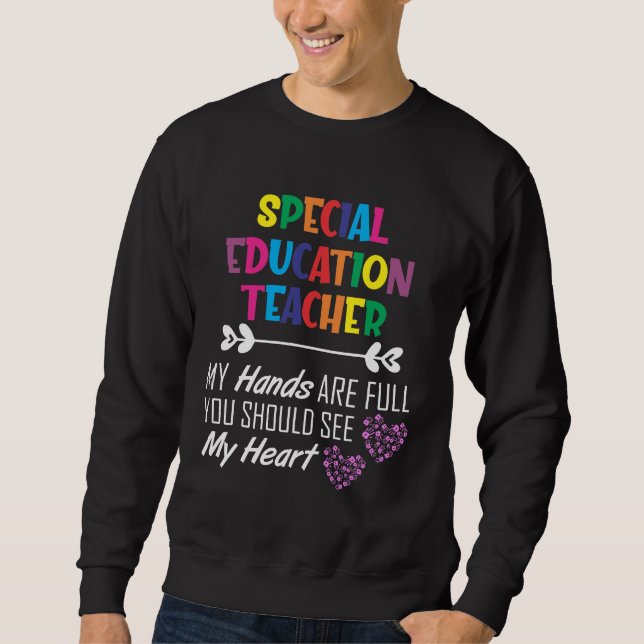 Sweatshirt Enseignement spécial Enseignant Enseignement (Devant)