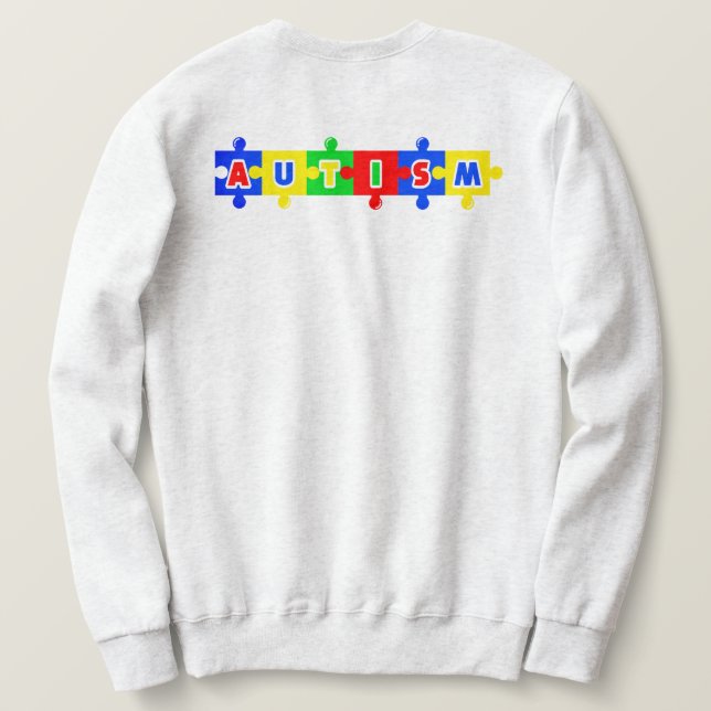 Sweatshirt Ensemble autisme (Design dos)