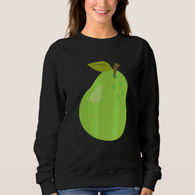 Sweatshirt Ensemble de Pjs de Noël assortis de poire Costume  (Devant)