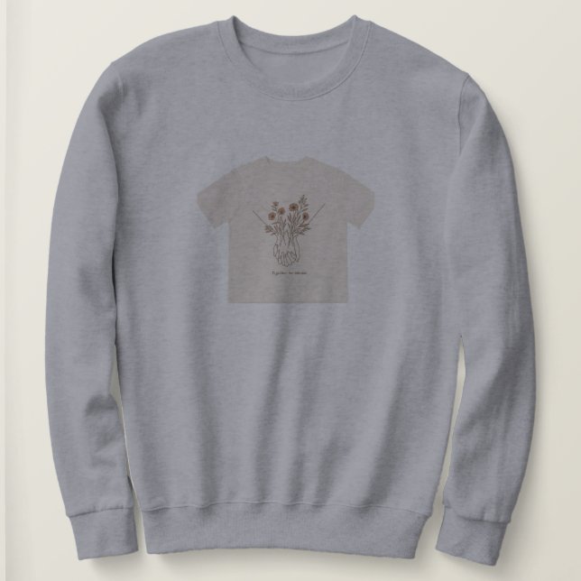 Sweatshirt Ensemble Nous Fleur Tee (Design devant)