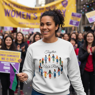 Sweatshirt Ensemble nous nous élevons Journée internationale