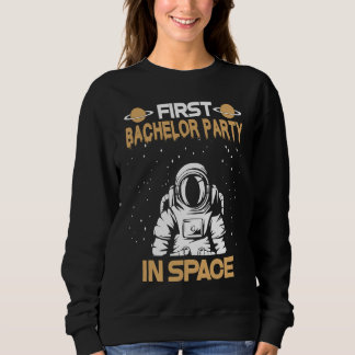 Sweatshirt Enterrement de vie de garçon dans l'espace