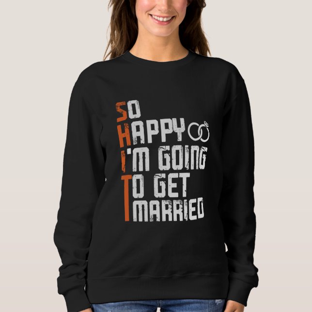 Sweatshirt Enterrement de vie de garçon de jeune fille tellem (Devant)