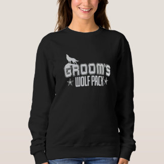 Sweatshirt Enterrement de vie de garçon du marié Wolfpack Men